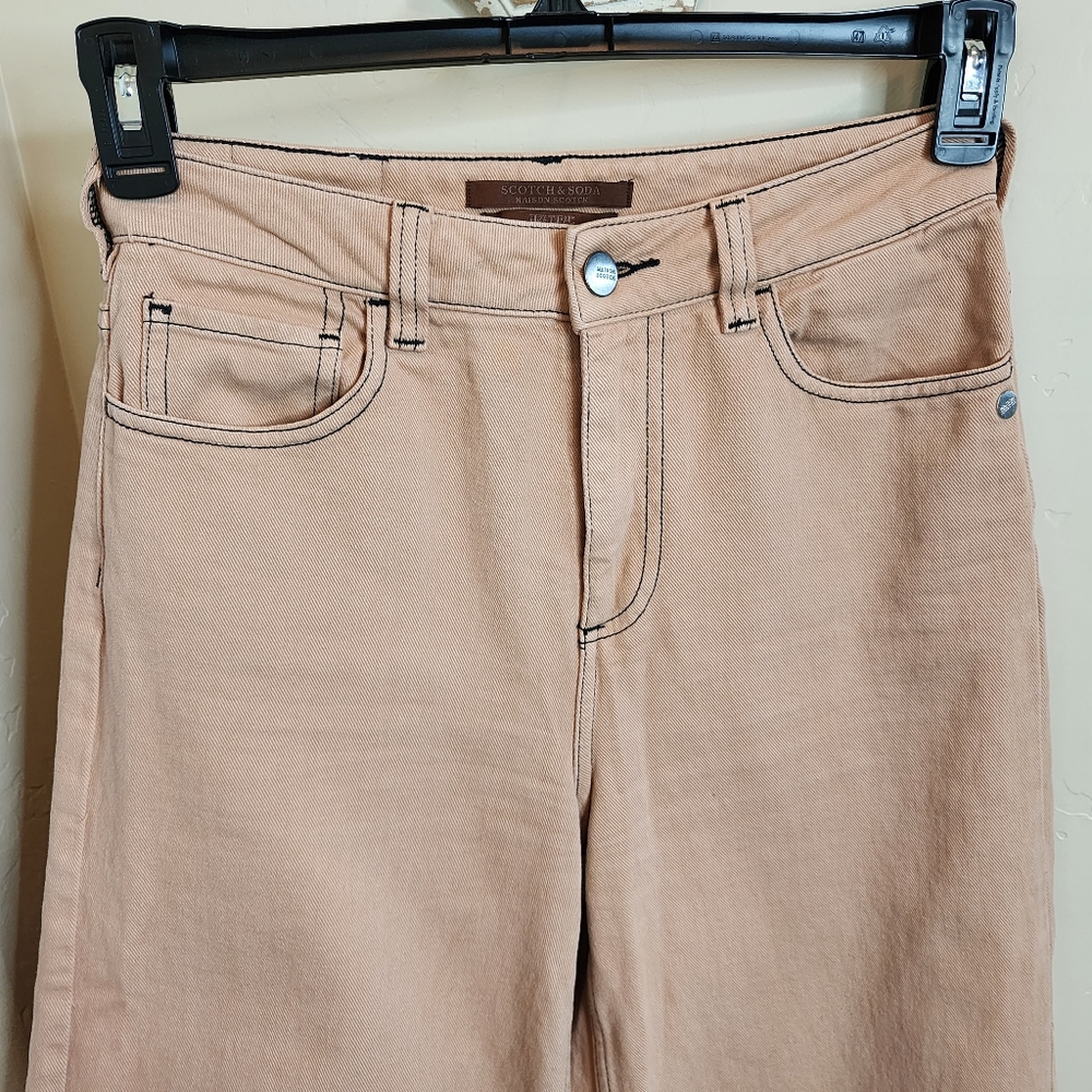 Scotch & Soda Beige Flare Jeans - Picture 6 of 10